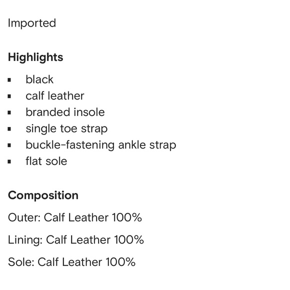 A. Emory Flat Leather Jalen Sandals - Picture 8 of 8